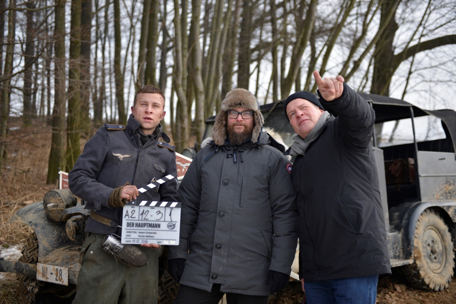 Schauspieler Max Hubacher, Regisseur Robert Schwentke, Kameramann Florian Ballhaus © Weltkino